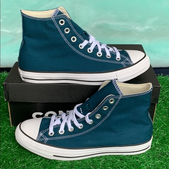 CONVERSE CTAS HI MIDNIGHT TURQUOISE MEN’S - Picture 3 of 16